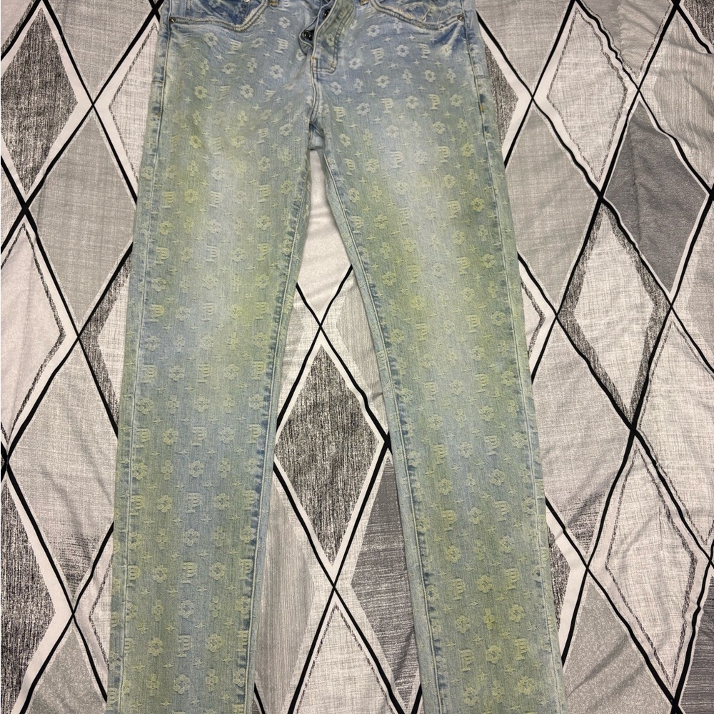 Men's Light Blue Skinny Jeans